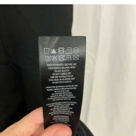 City Chic Nordstrom NEW Women's Size Small Black Frill Shoulder Dress NWT - Picture 6 of 9